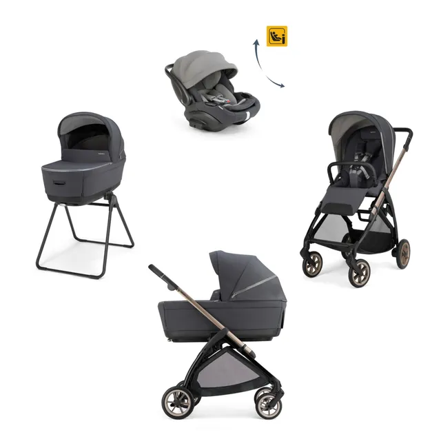 Inglesina Electa System Quattro trio Darwin Recline grigio