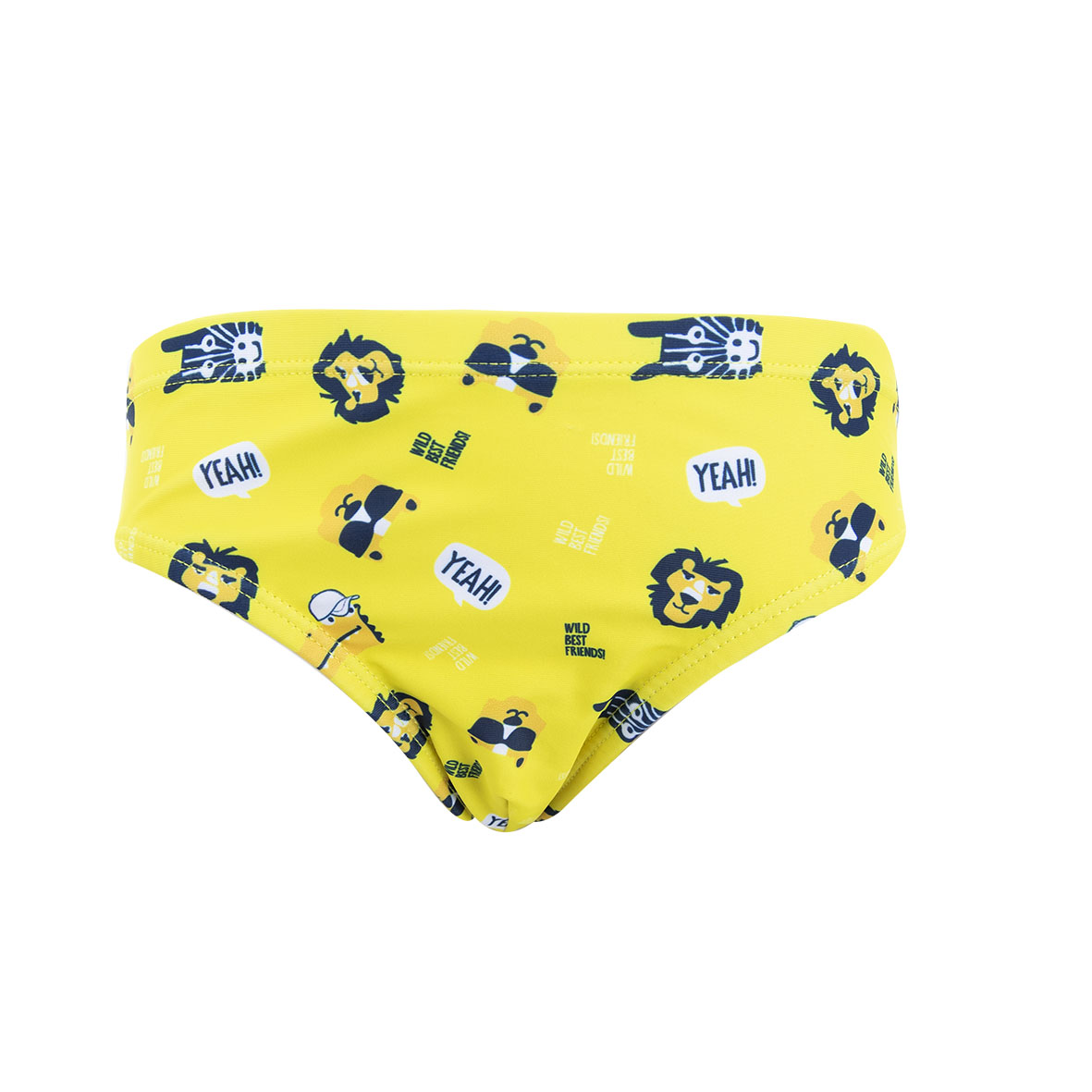 Costume slip bimbo giallo Wild Friends elastico in vita