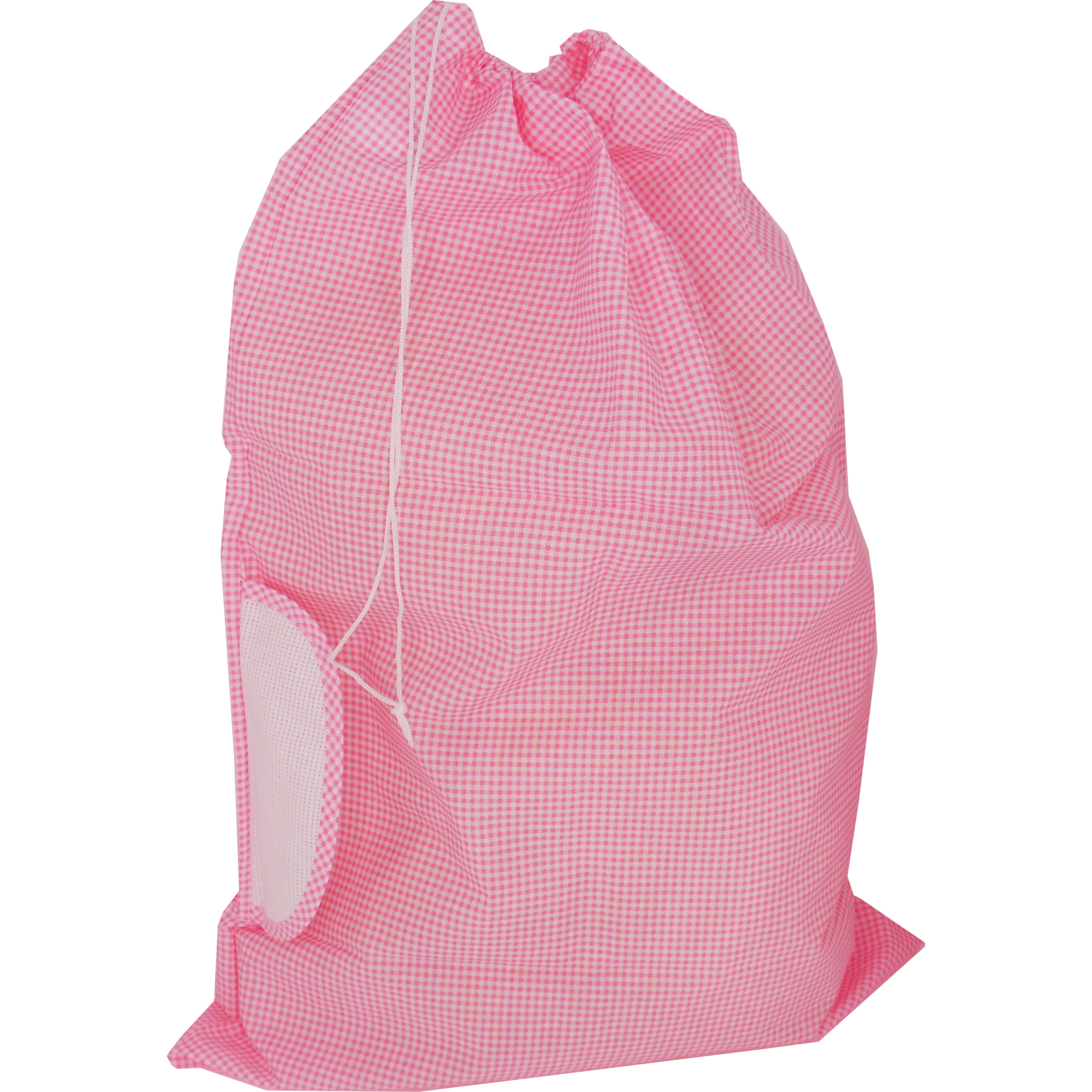 Sacca Cambio Asilo Rosa Quadretti Tela Aida 32x40