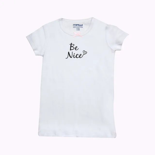 Mawi T-shirt Mezza Manica Costina Cuori Pack 2pz Cotone