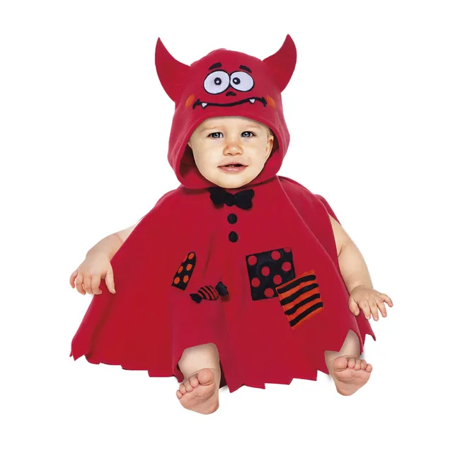 Toys Center Baby Diavoletto Mantellina Carnevale Vellutata