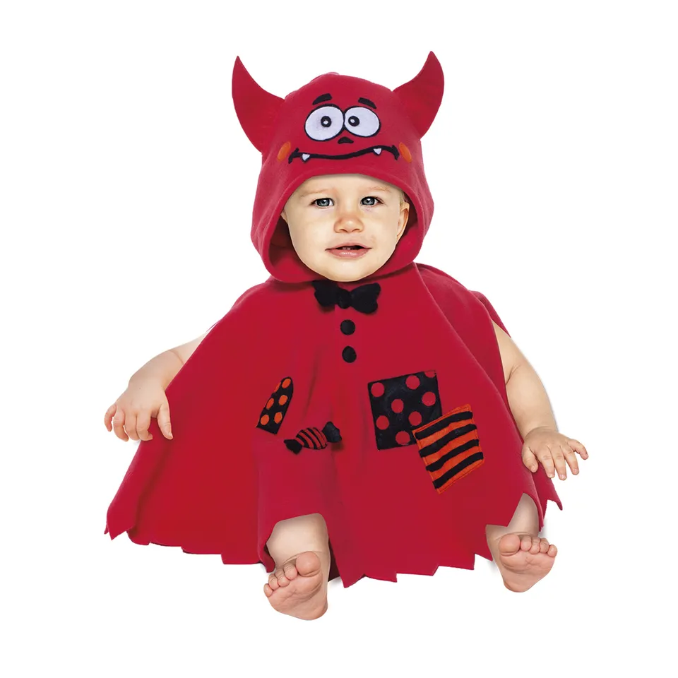 Toys Center Baby Diavoletto Mantellina Carnevale Vellutata