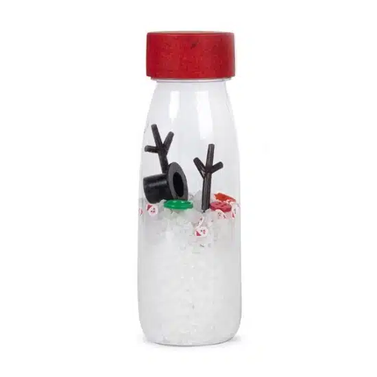 The Dida Snowman Bottiglia Sensoriale Sonora 14 cm Natale