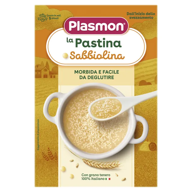 Plasmon Sabbiolina pastina 300 g inizio svezzamento