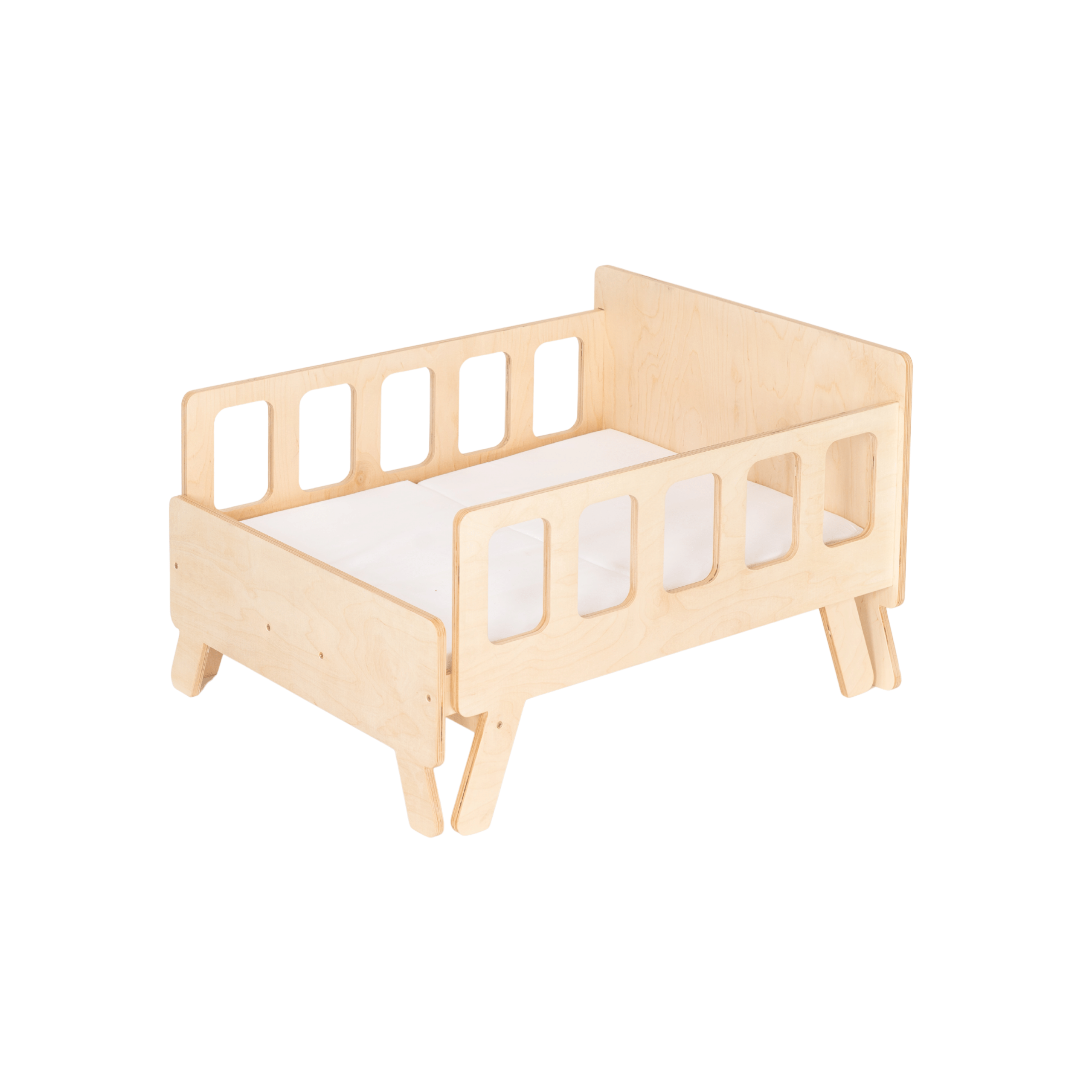 The Dida Crescente Lettino Montessori Legno Materasso