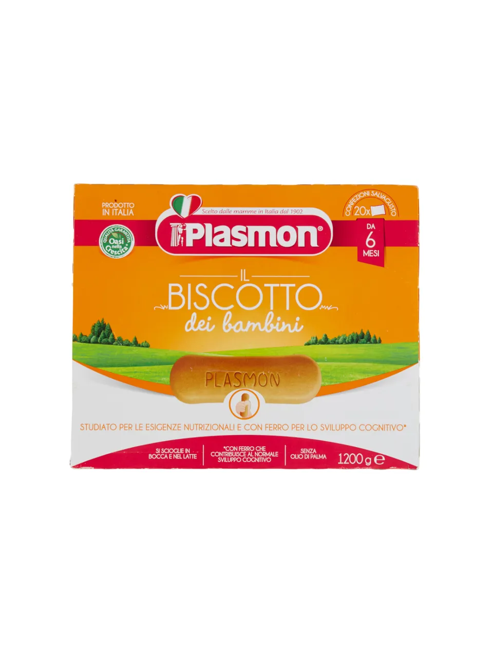 Plasmon Biscotto per l’infanzia 1200g con ferro
