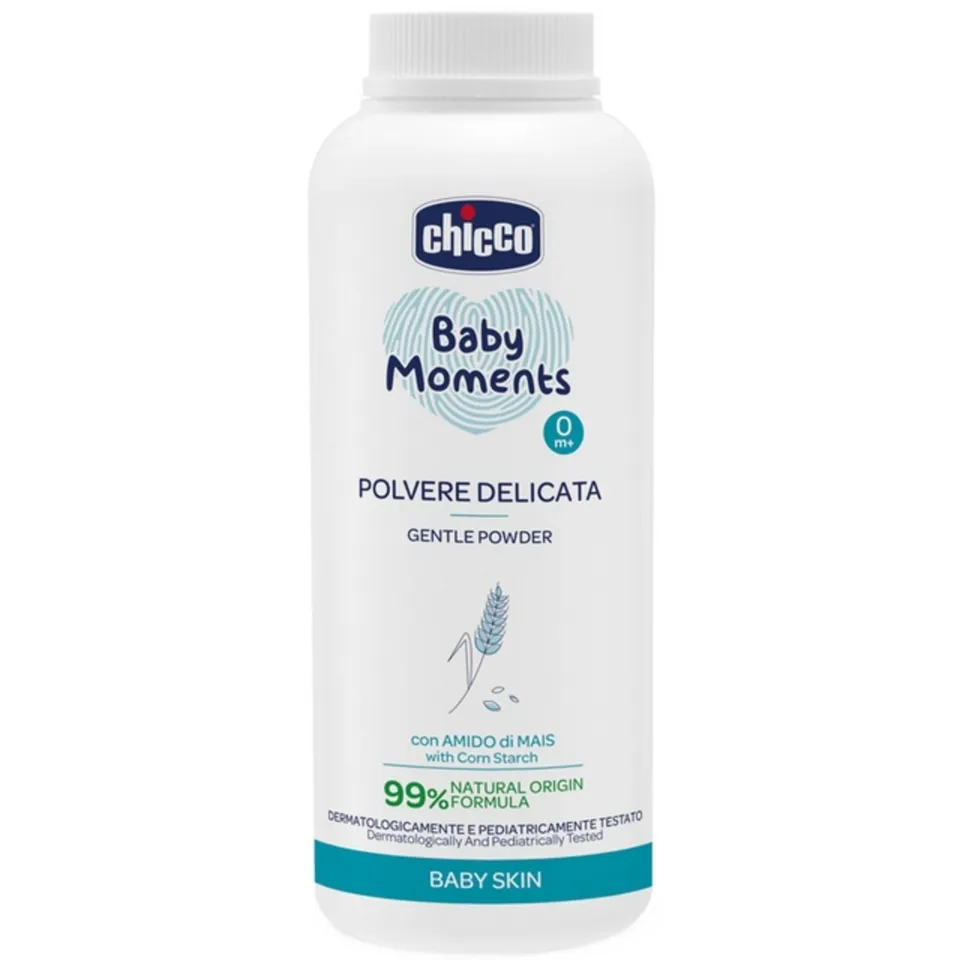 Chicco Polvere Delicata 130 g talco cambio pannolino assorbente