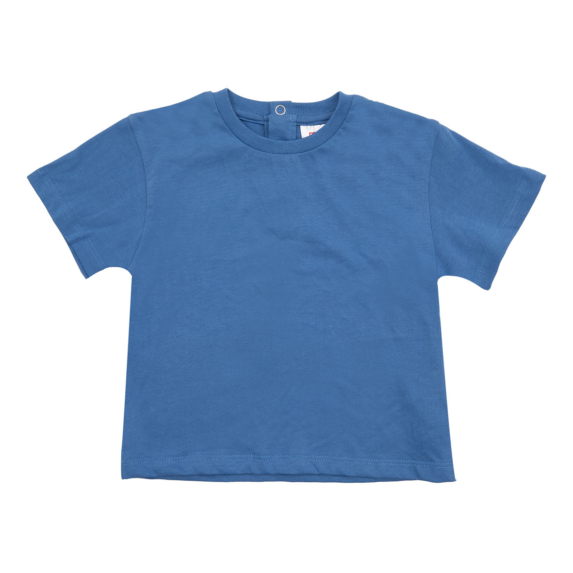 T-shirt Basic bimbo blu jersey girocollo