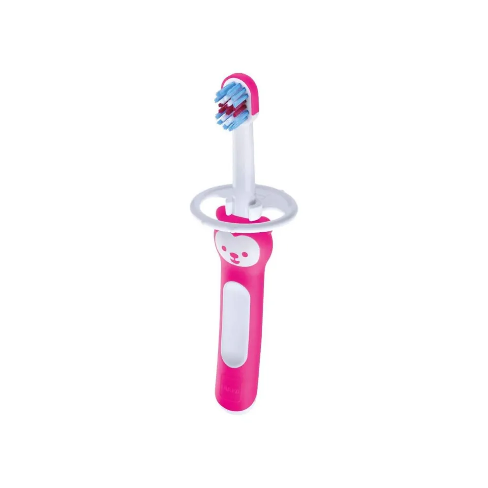 MAM Baby's Brush spazzolino 6+ mesi rosa setole morbide
