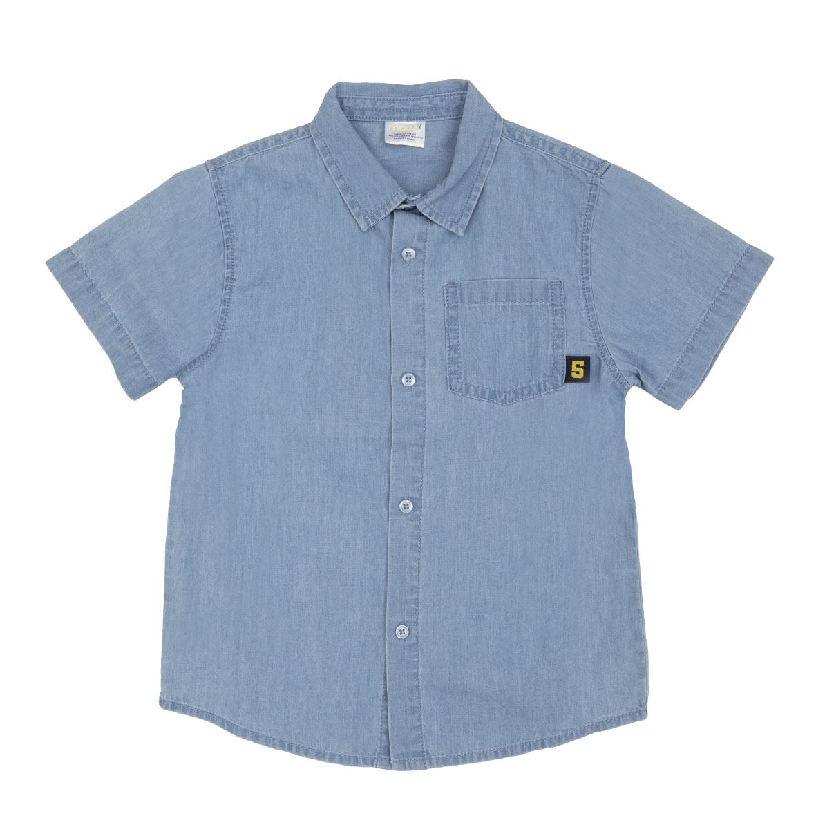 Toys Center Baby Camicia Bimbo Maniche Corte Blu Denim