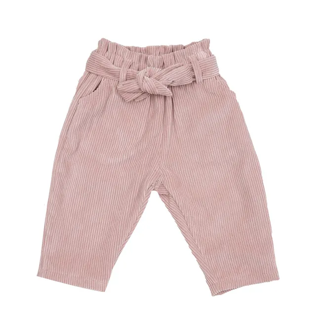 Mawi paper bag pantalone velluto coste con cintura
