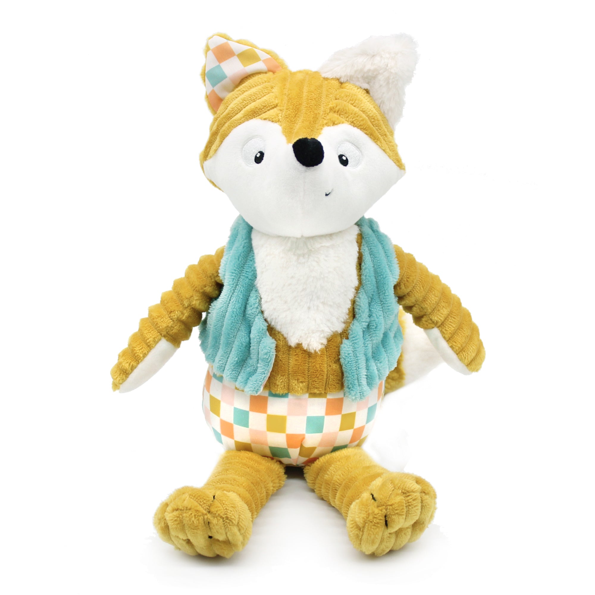 Les Deglingos Originals Cyranos Peluche Volpe Giallo Senape 25 cm