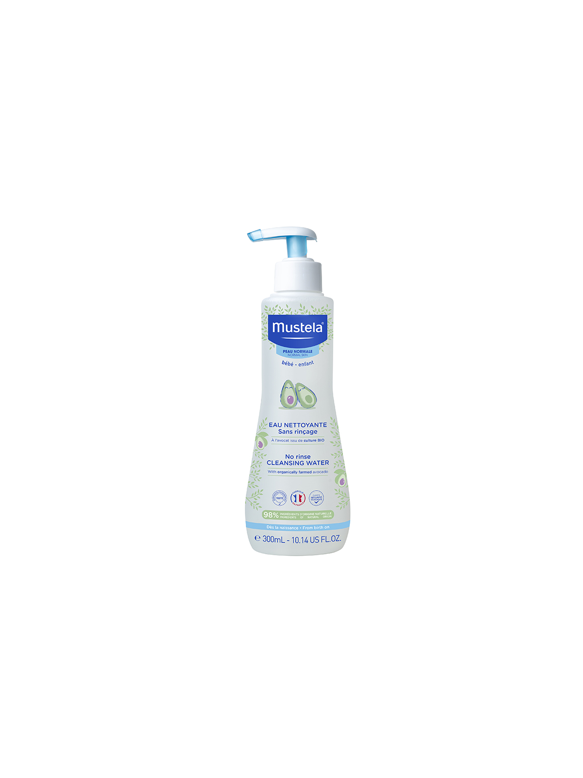 Mustela Fluido Detergente senza risciacquo 300 ml pelle delicata