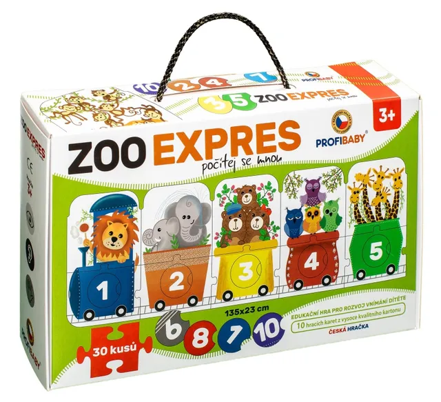 Profibaby Zoo Express gioco carte animali 20 pezzi 3+ anni