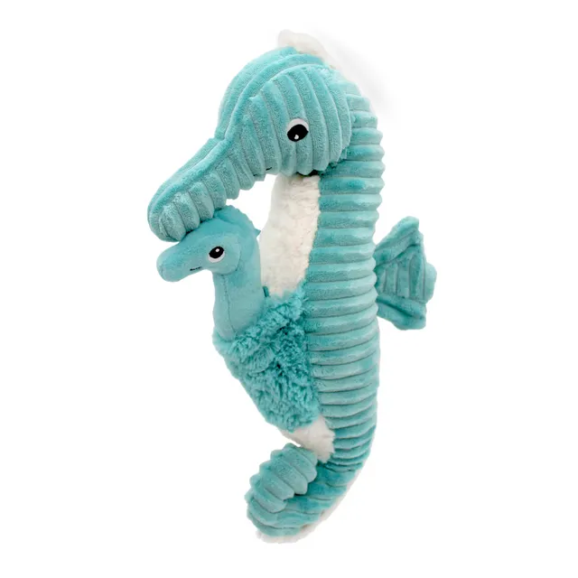 Les Déglingos Ptipotos Papadou peluche papà e bebè azzurro