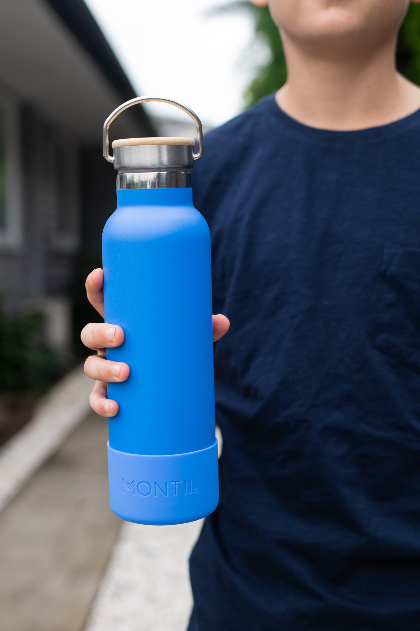 Montii Mega copri base in silicone blu antiurto