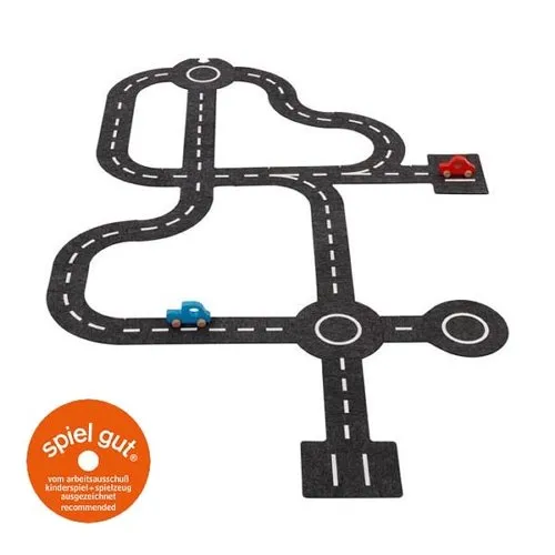 The Dida Strade Città pista in feltro 30 pezzi
