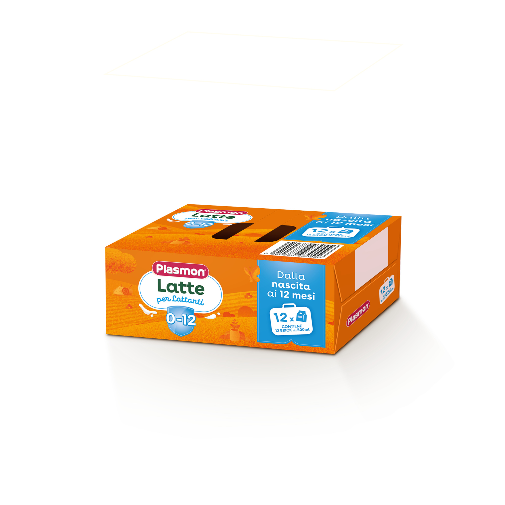 Plasmon 0-12 latte liquido 12x500 ml dalla nascita