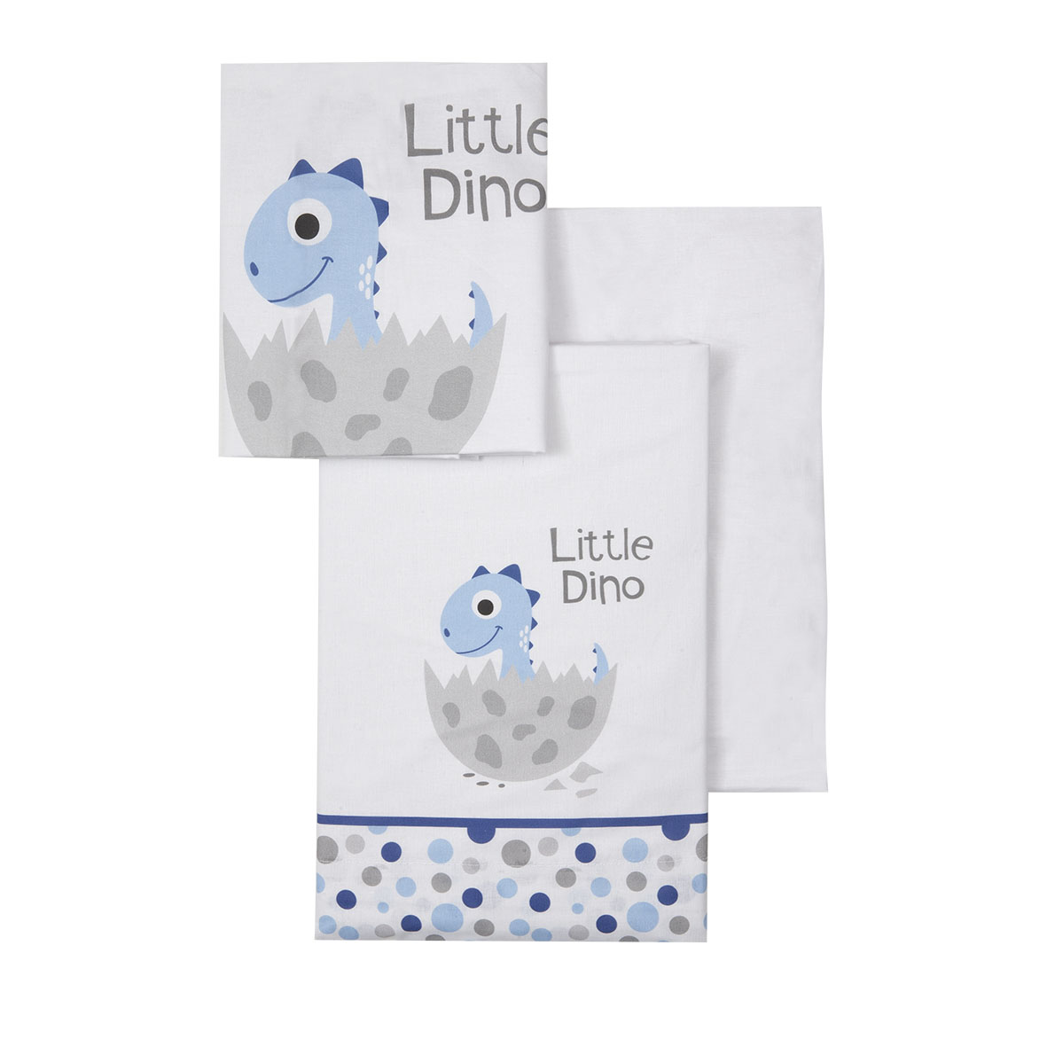 Mawi Little Dino Set Lettino 3 Pezzi Azzurro