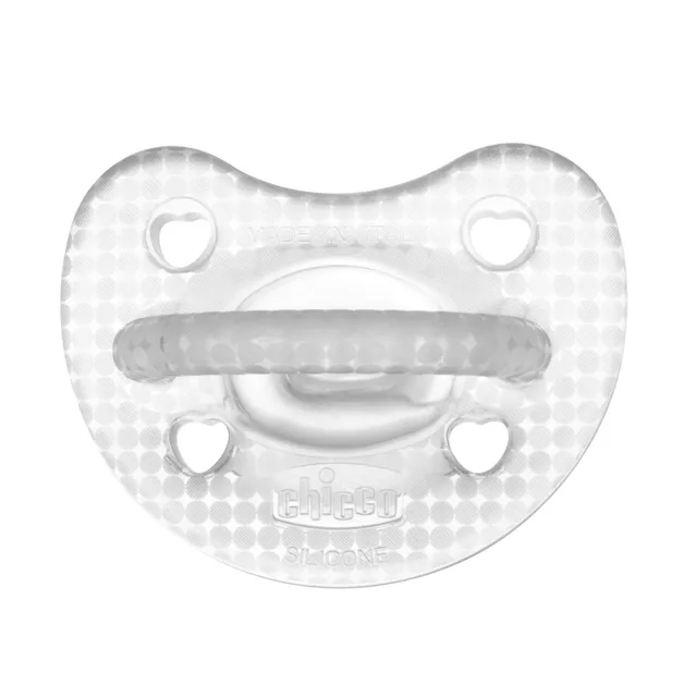 Chicco Physio Crystal succhietto 2-6 mesi 2 pz silicone