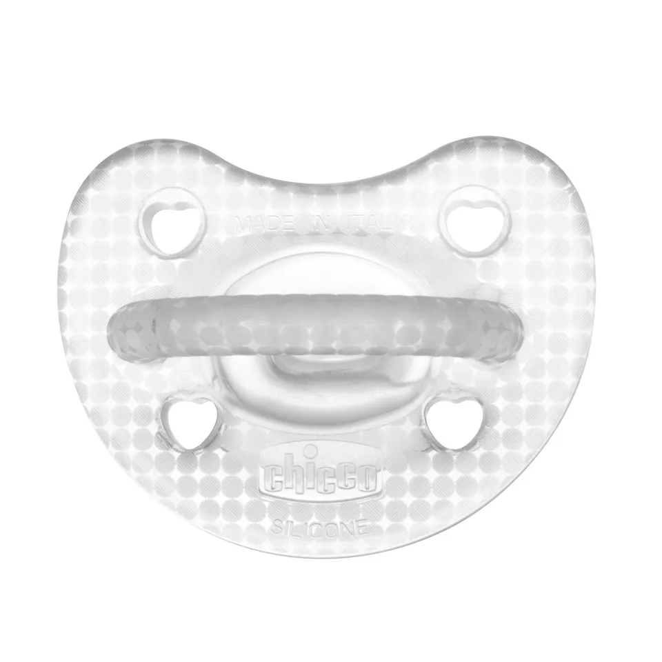 Chicco Physio Crystal succhietto 2-6 mesi 2 pz silicone