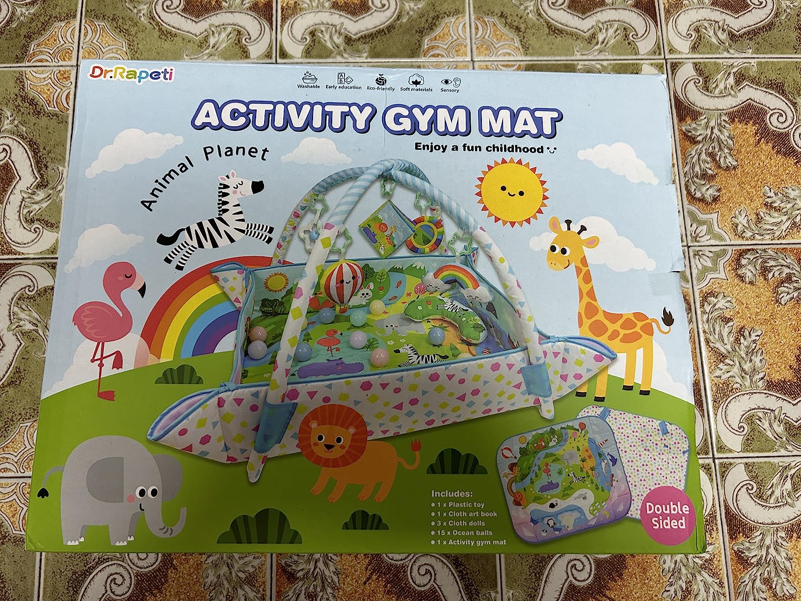 Dr.Rapeti Palestrina tappeto gioco 47x40 pollici con arco