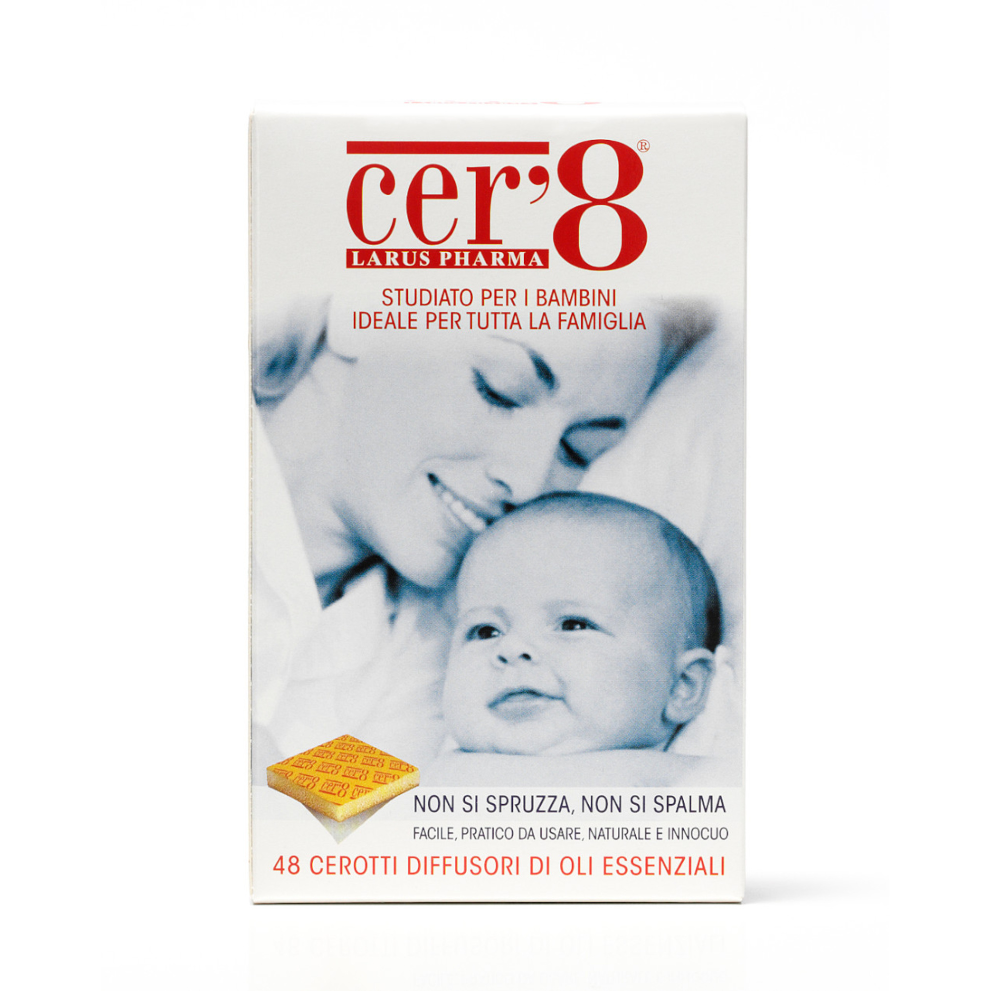 Cer'8 cuscinetti antizanzare naturali citronella 48 pezzi