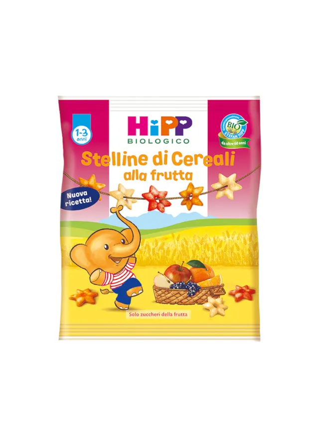 HiPP Stelline Cereali Frutta Snack Bio 30 g