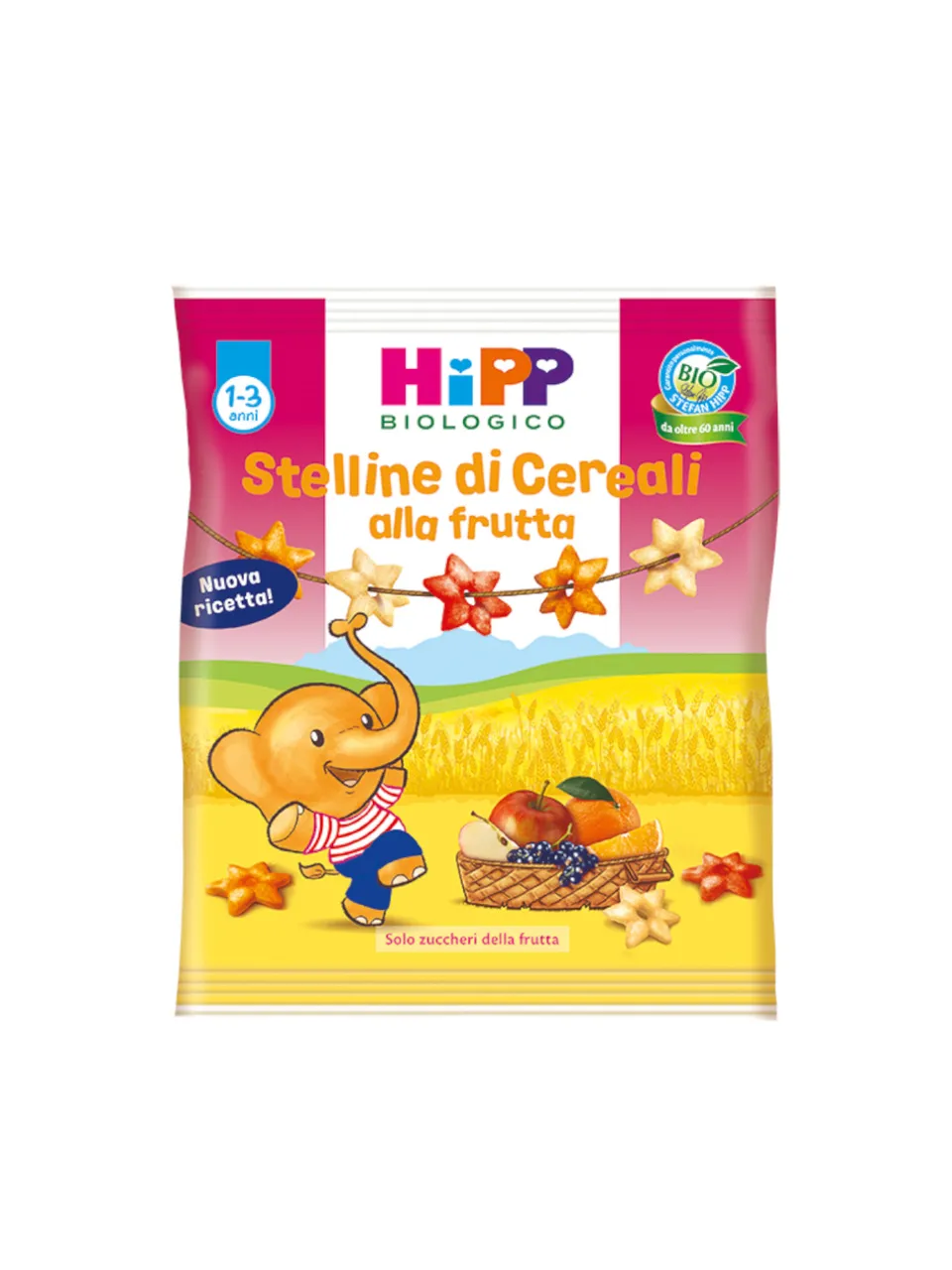 HiPP Stelline Cereali Frutta Snack Bio 30 g