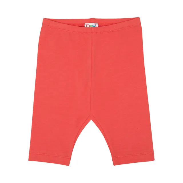 Toys Center Baby Basic Legging 3/4 Jersey bambina corallo tinta unita