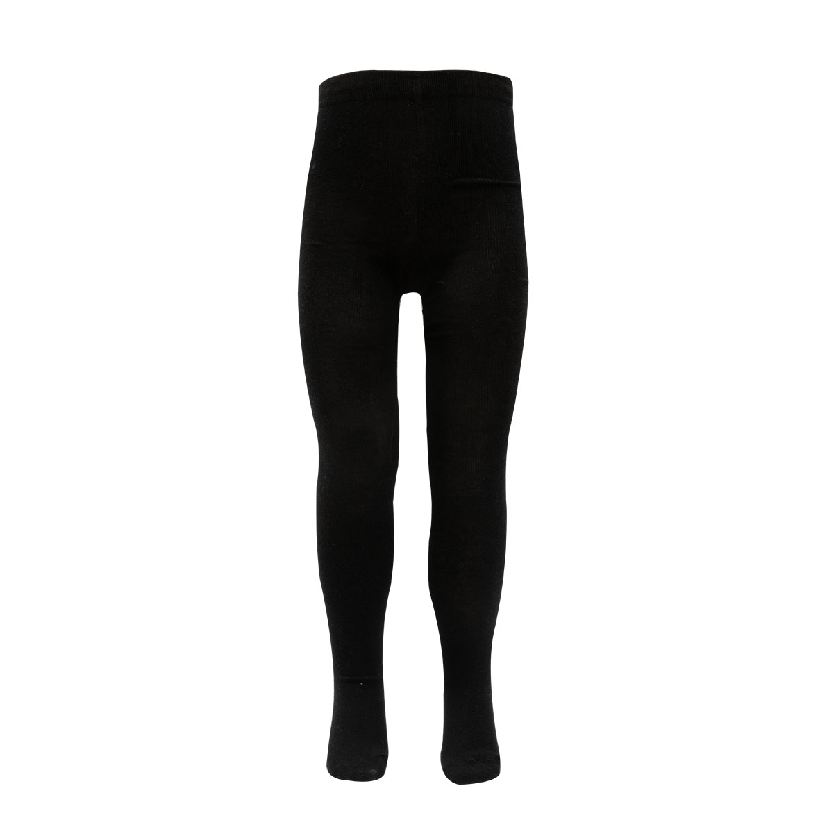 Collant Bimba Nero Tinta Unita Morbido