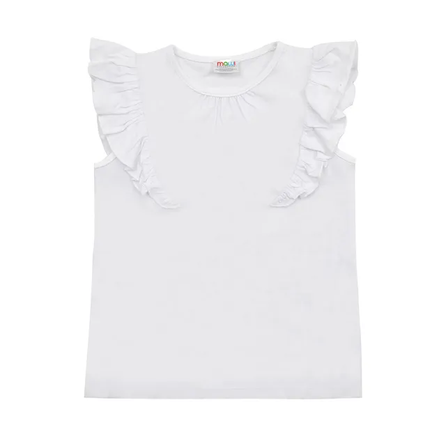 Toys Center Baby T-Shirt Bimba Bianca con Frill