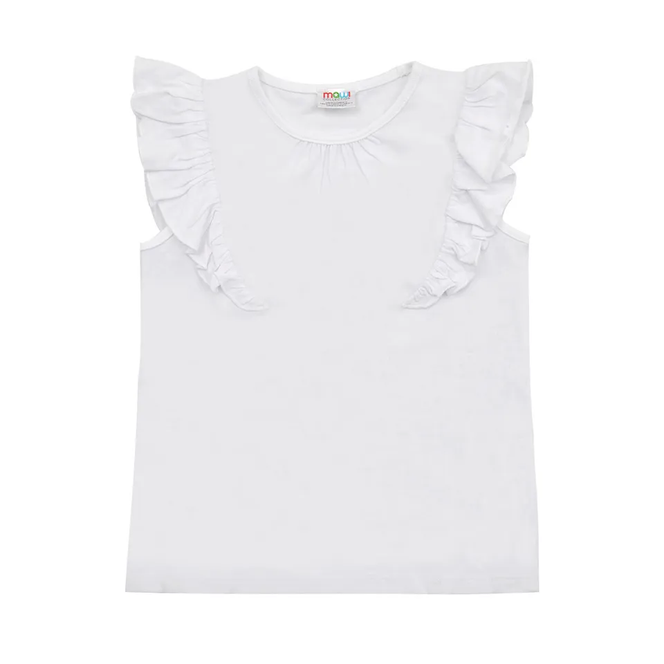 Toys Center Baby T-Shirt Bimba Bianca con Frill