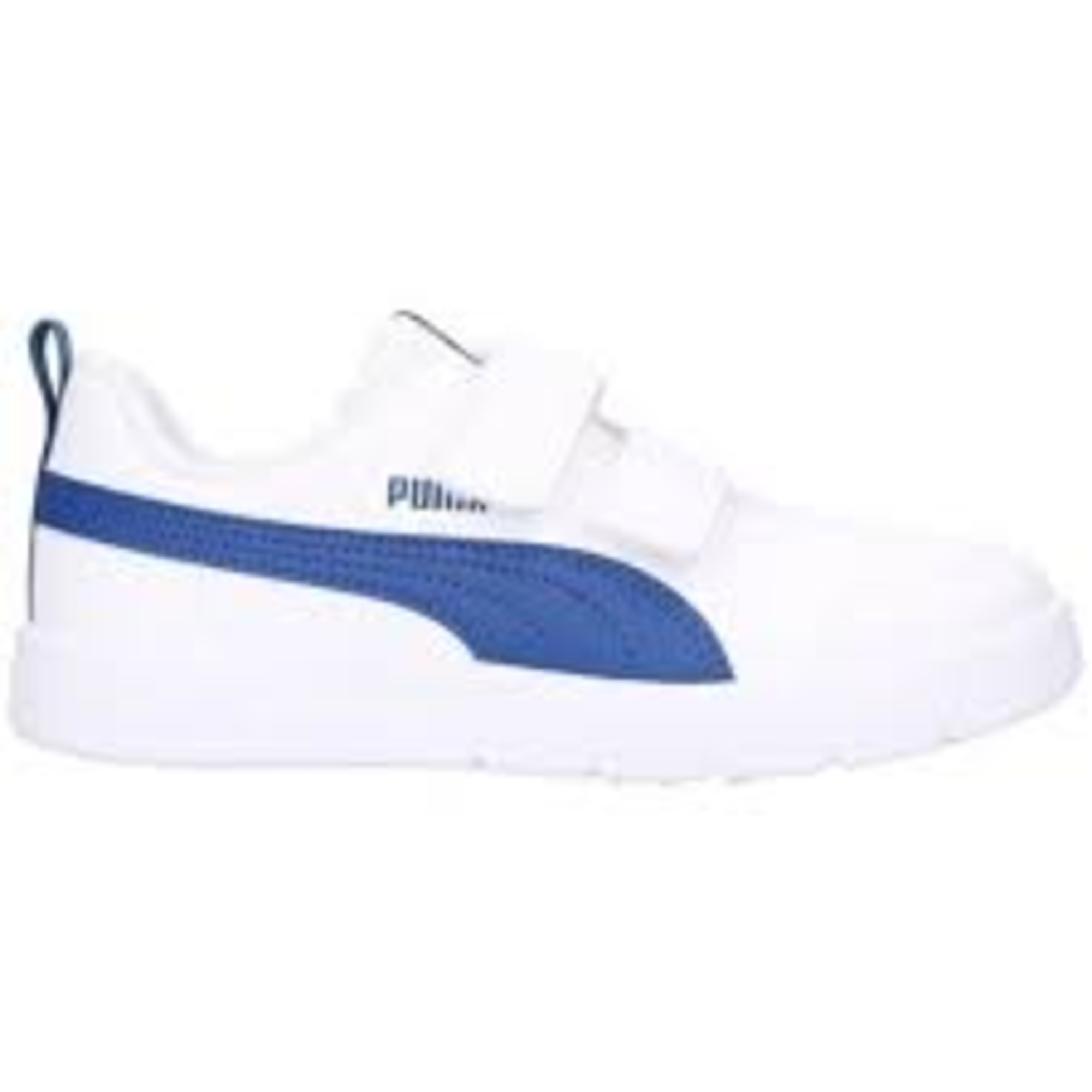Puma Courtflex V3 V PS sneakers bimbo bianco blu riciclate