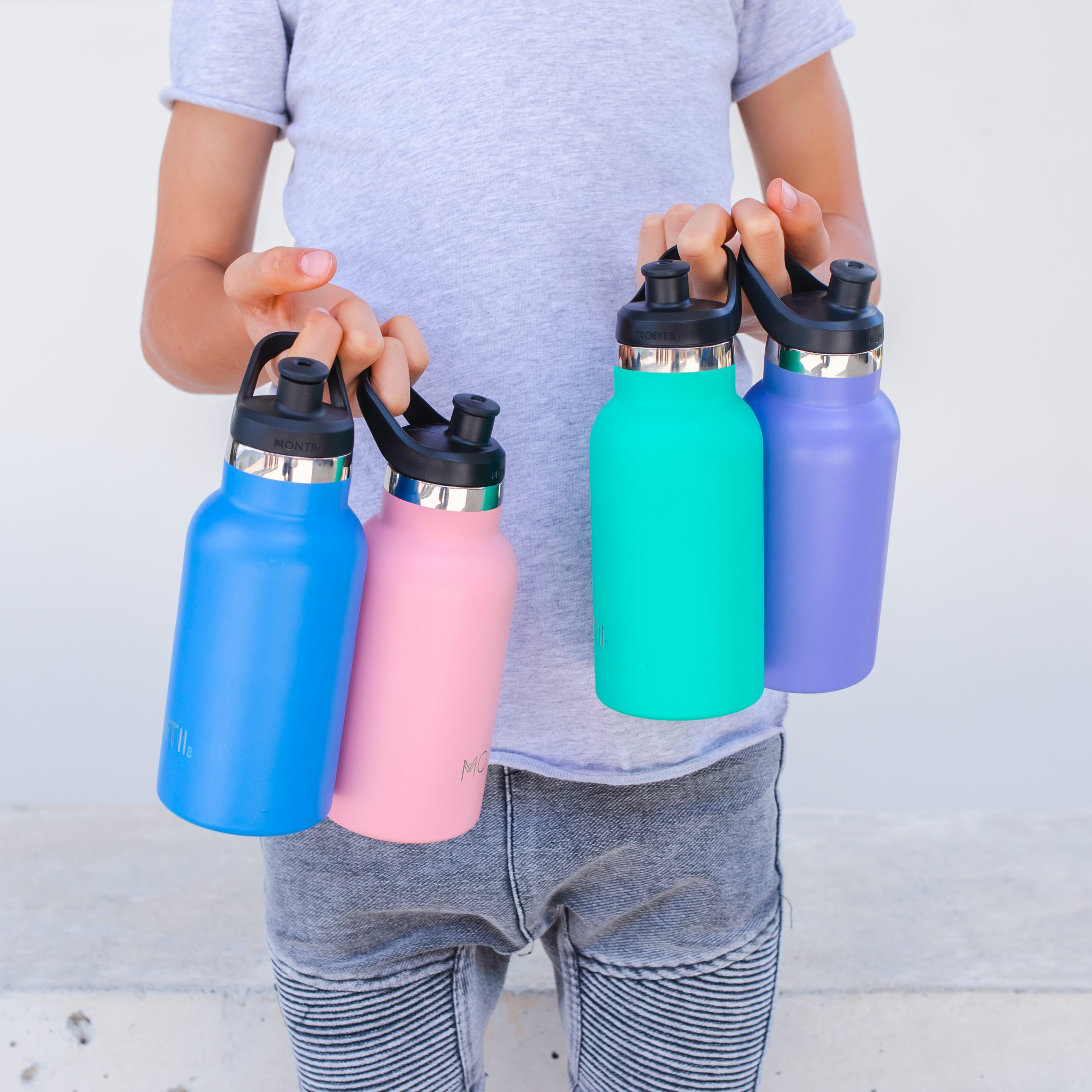 Montii Mini Montii borraccia acciaio verde 350 ml termica