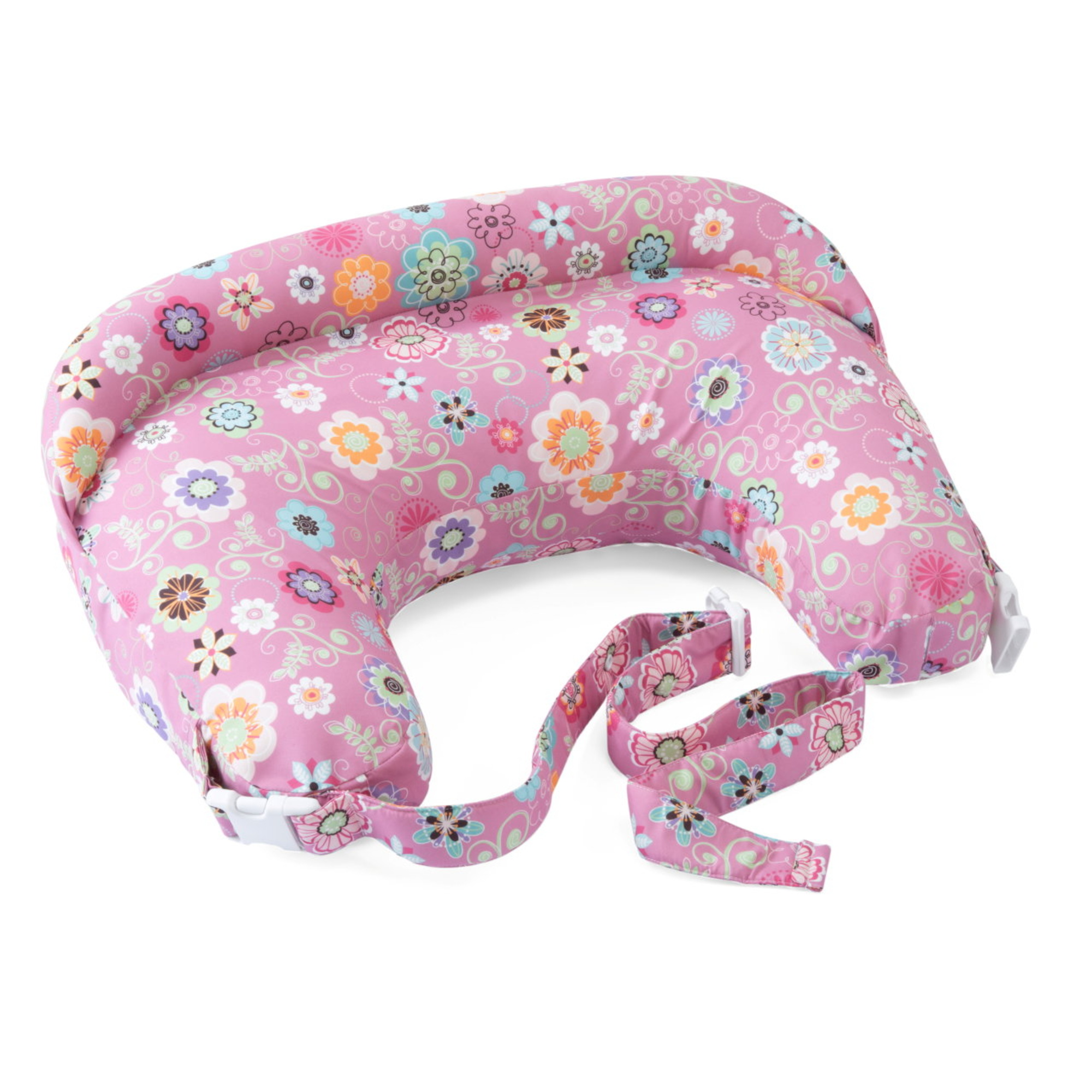 Boppy Deluxe Wild Flowers cuscino allattamento con cintura