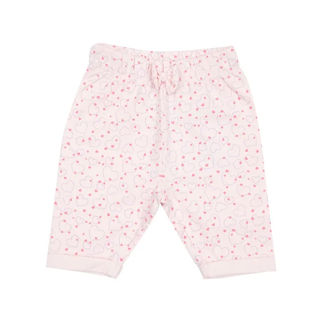 Toys Center Baby pantalone felpato bambina rosa cuoricini