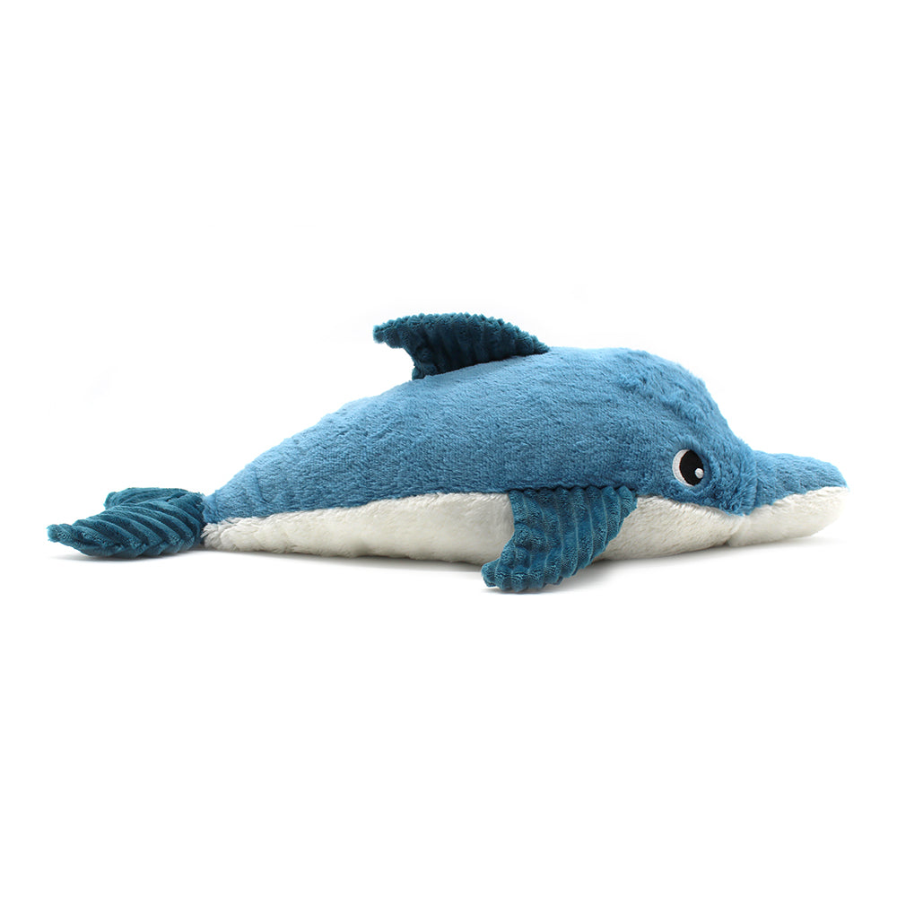 Les Deglingos Ptipotos Tofou peluche delfino blu 50 cm