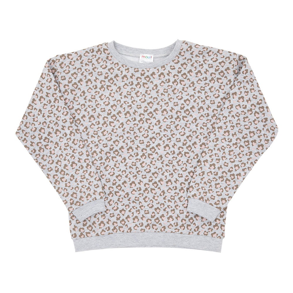 Toys Center Baby felpa bimba grigio chiaro stampata casual