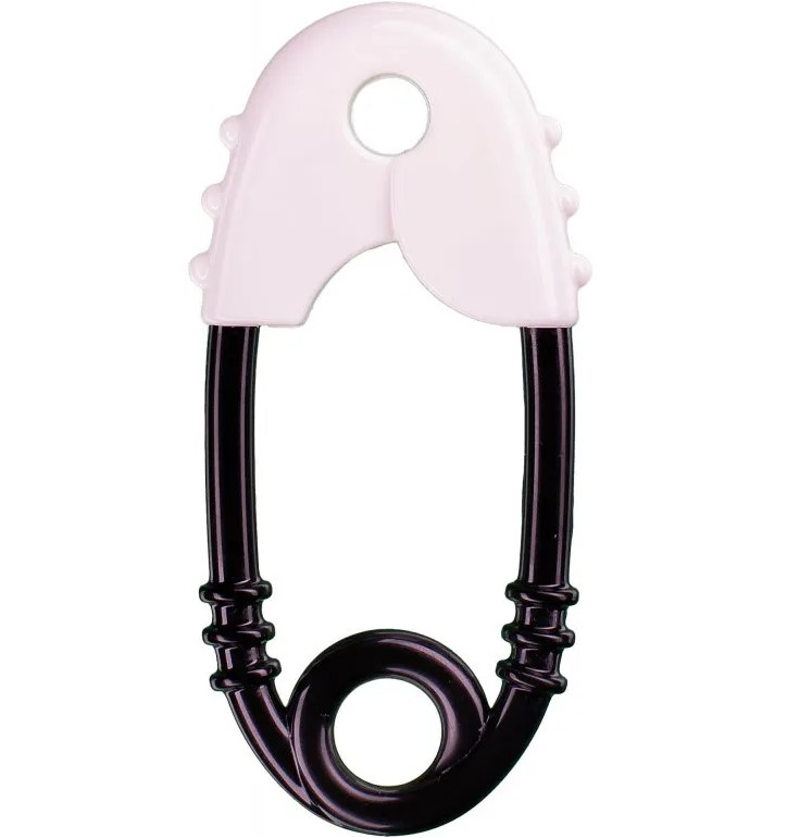 Profibaby Bianco e Nero Spilla sonaglio contrasto