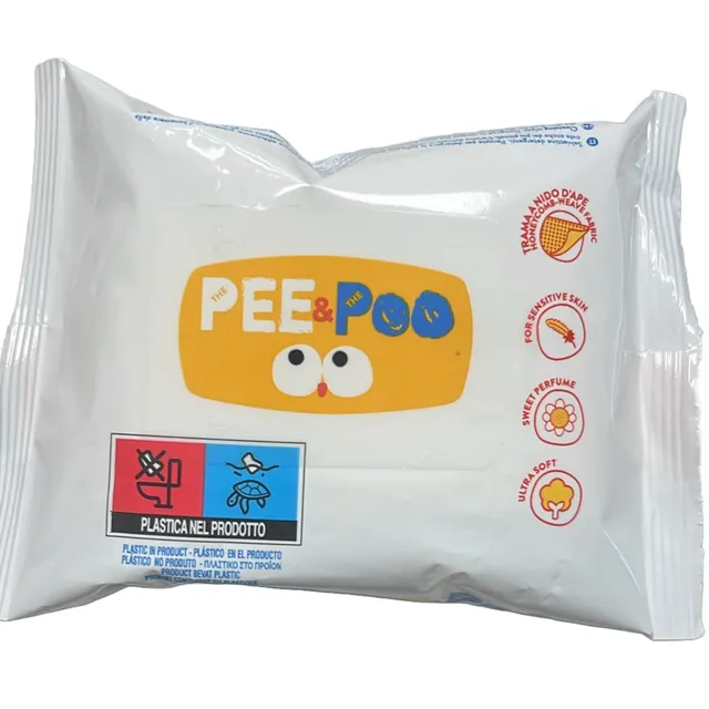 Pee&Poo Salviettine Detergenti 20 Pezzi Pelle Sensibile
