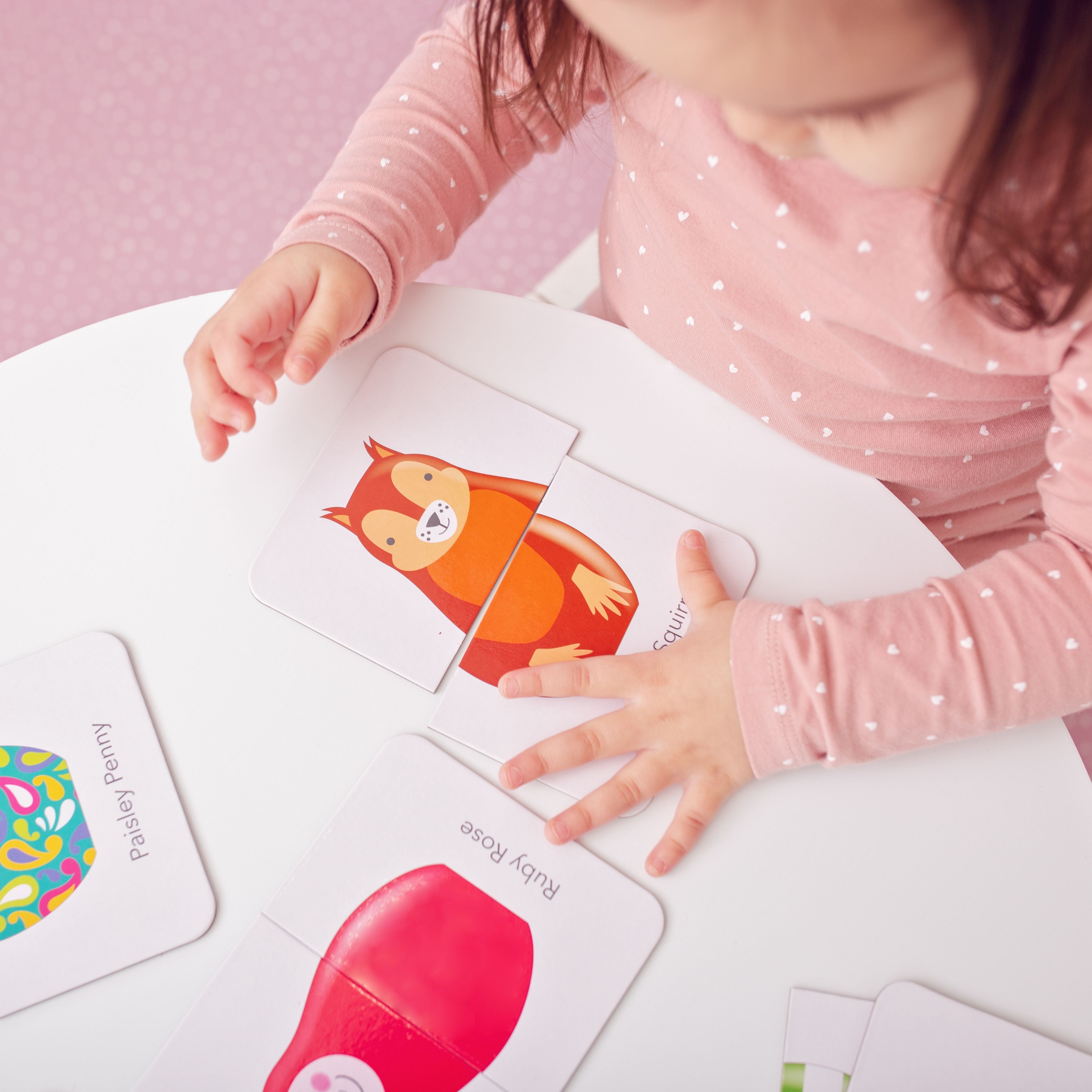 Rosa & Bo Tops & Tails memory abbinamento bambini