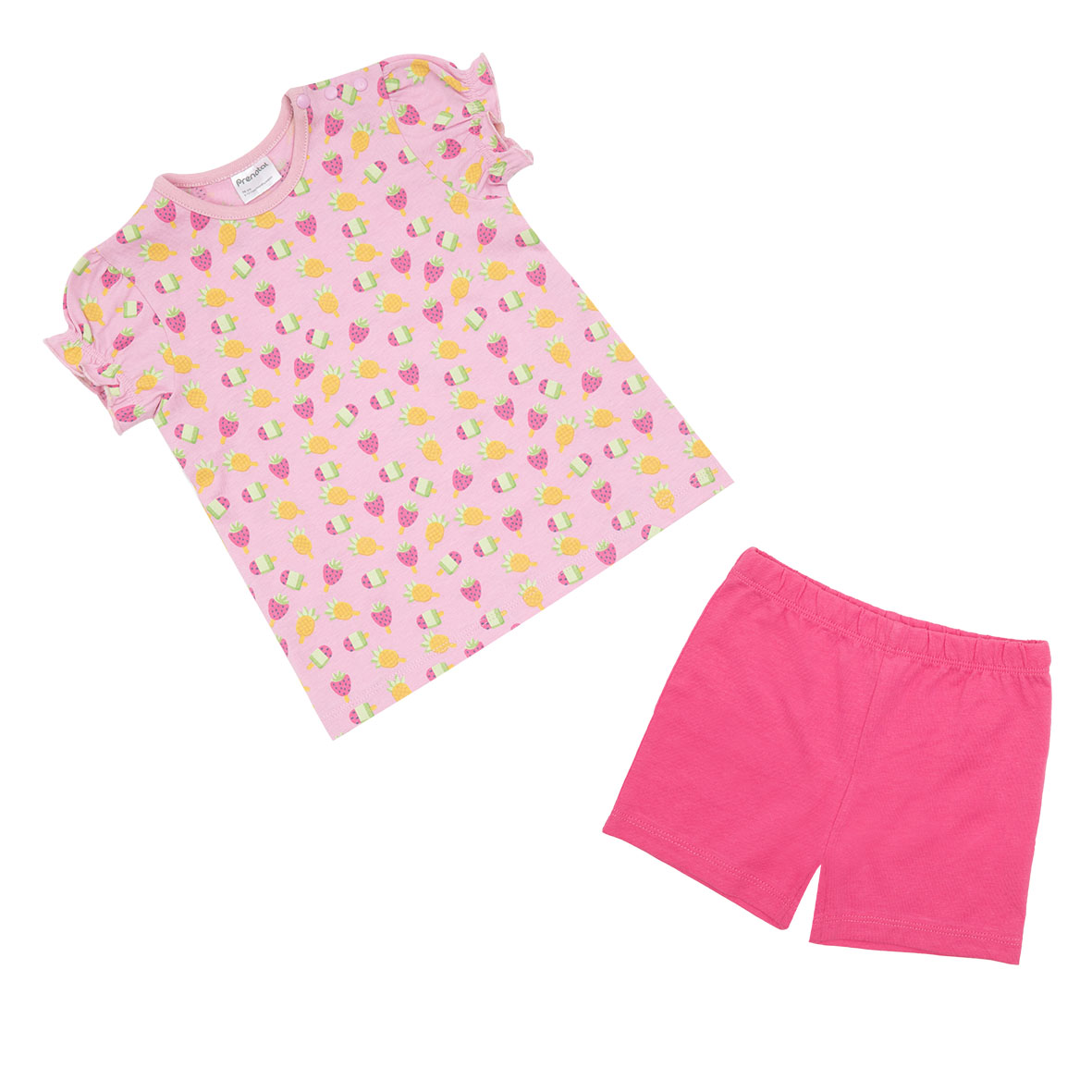 Toys Center Baby Pigiama Corto Bimba Frutti Rosa Fucsia