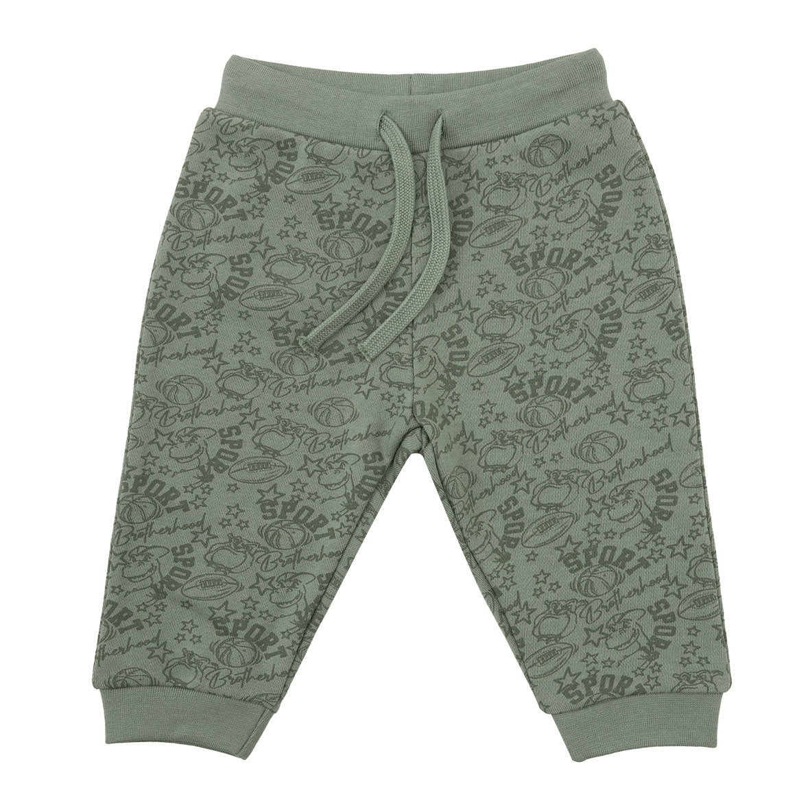 Toys Center Baby Pantalone felpato bimbo verde sport