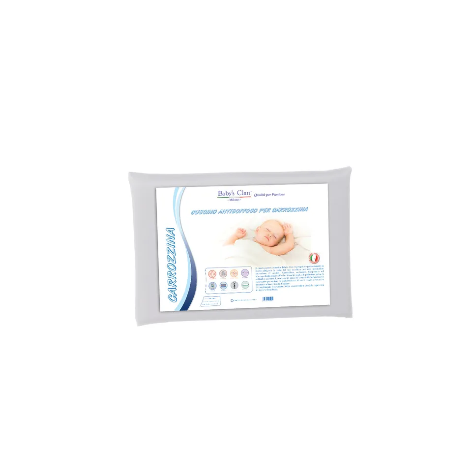 Baby's Clan cuscino carrozzina antisoffoco cotone