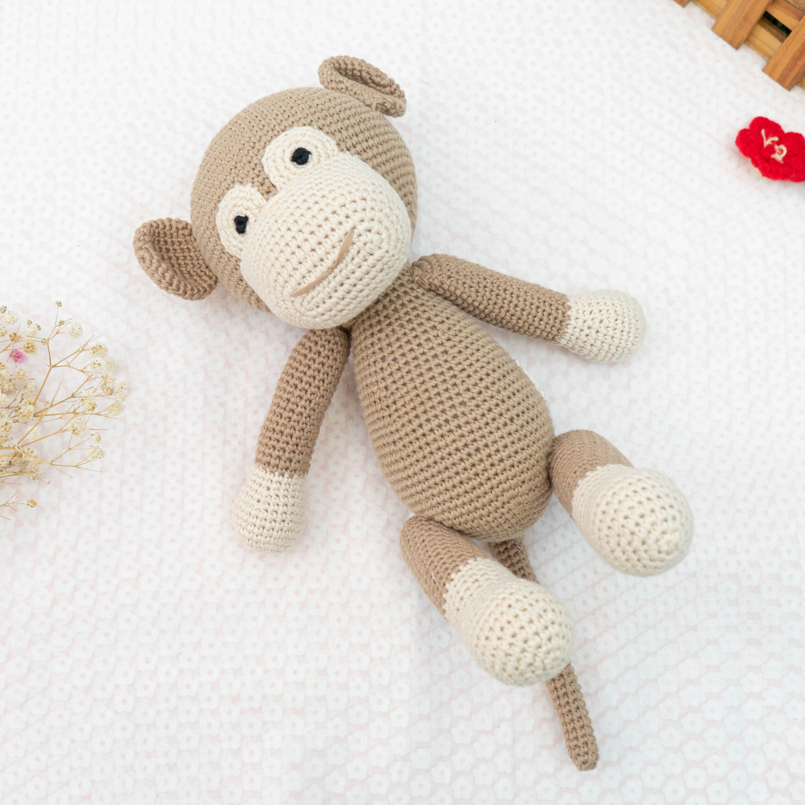 The Dida Mafalda Peluche Uncinetto Scimmia Cotone