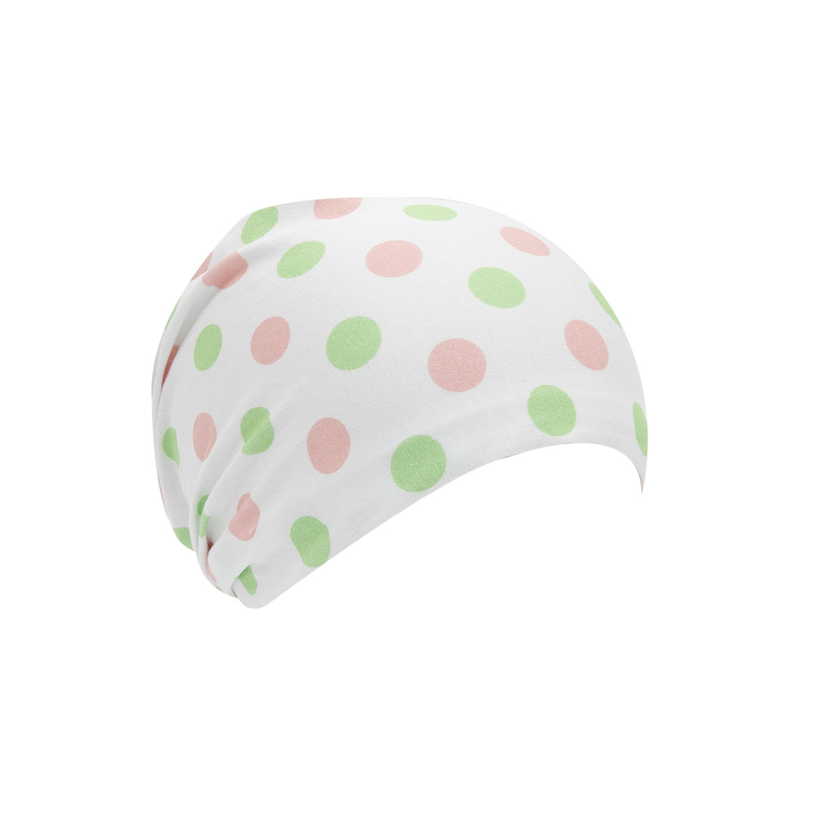Toys Center Baby Bandana Jersey Bimba Bianca a Pois