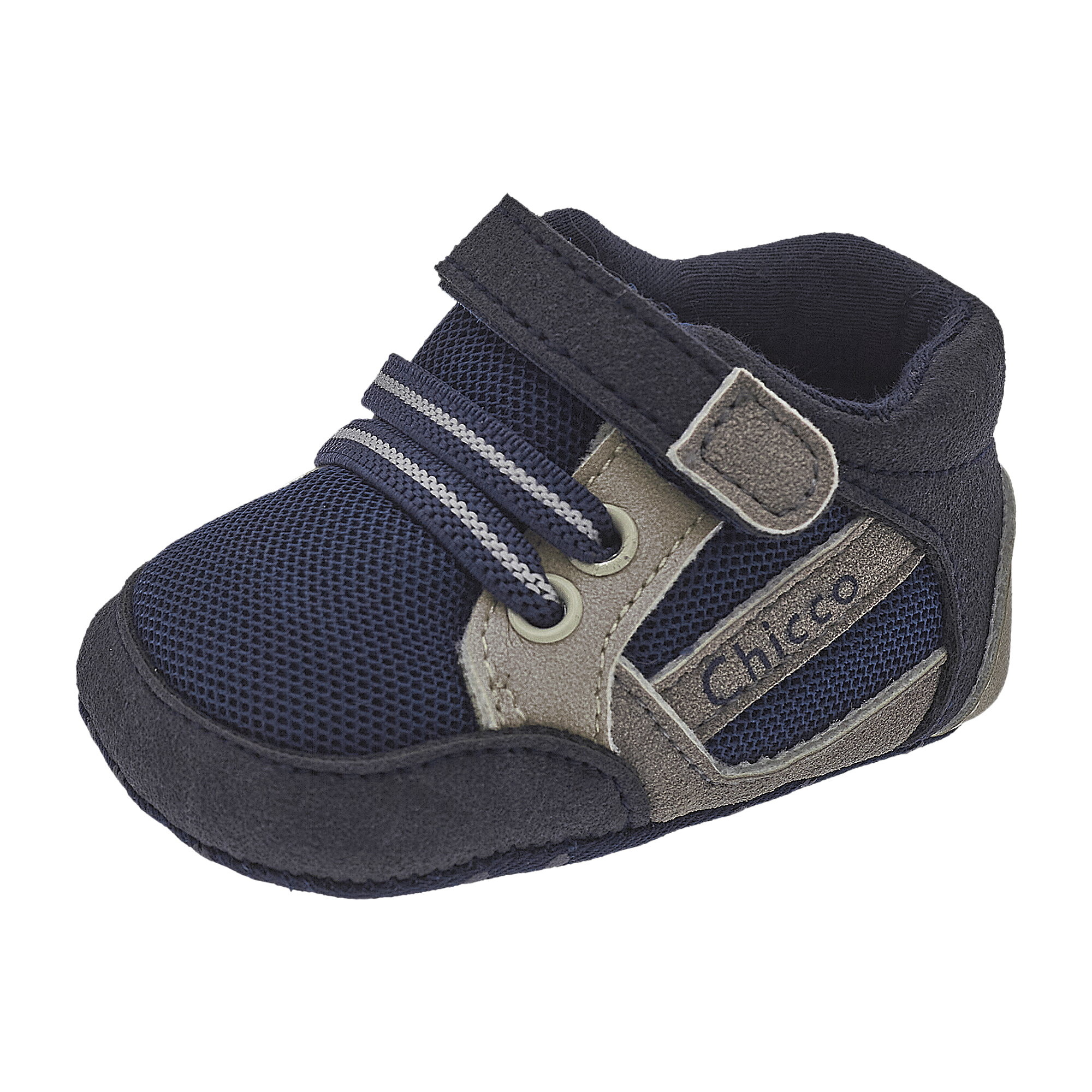 Chicco Nolet scarpa neonato blu con strappo