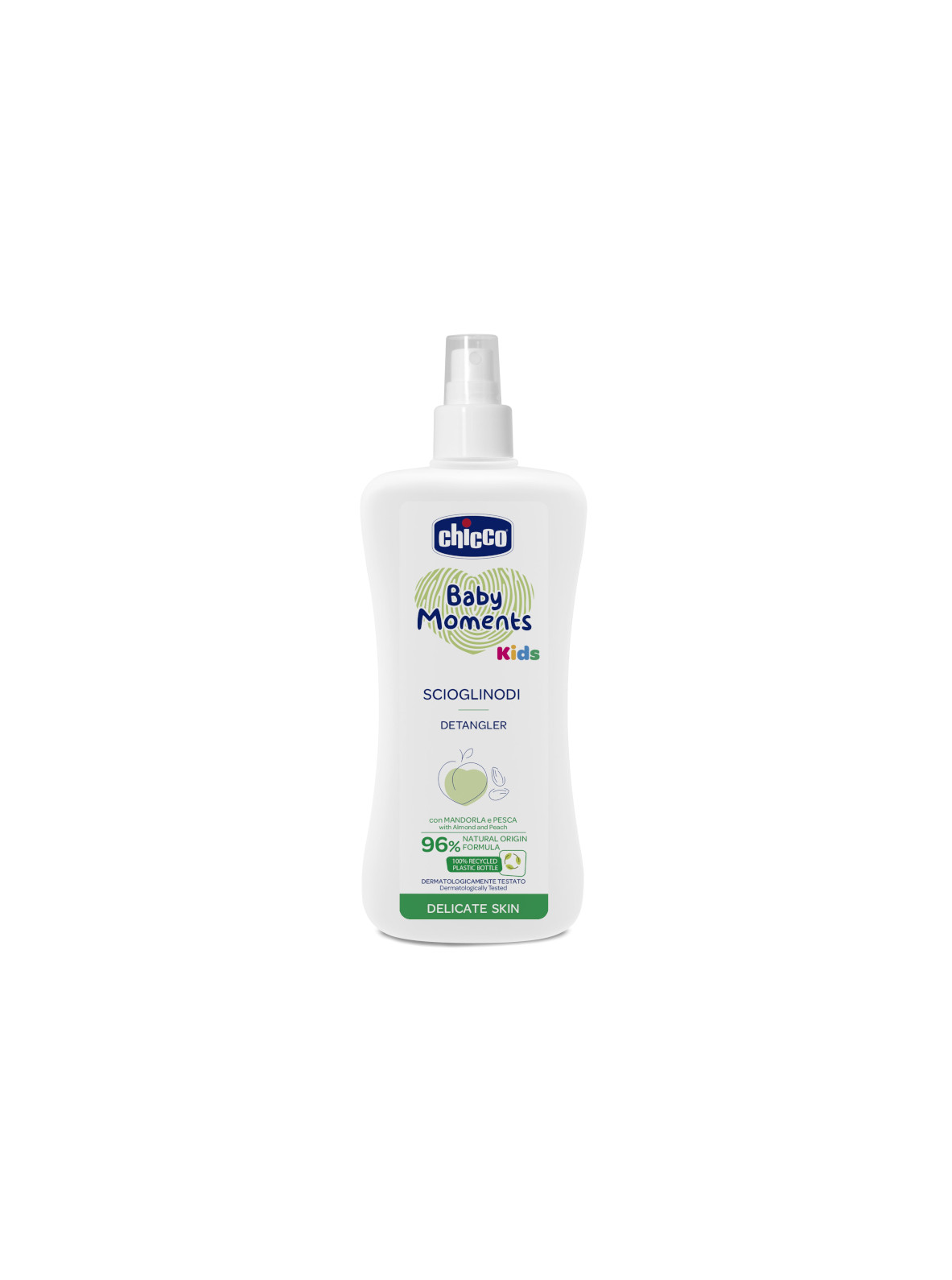 Chicco Baby Moments spray scioglinodi mandorla e pesca