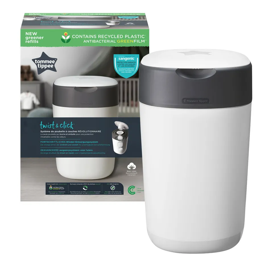 Tommee Tippee Twist & Click mangiapannolini bianco